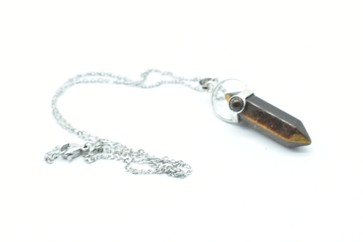 Tiger's Eye Tip Pendant