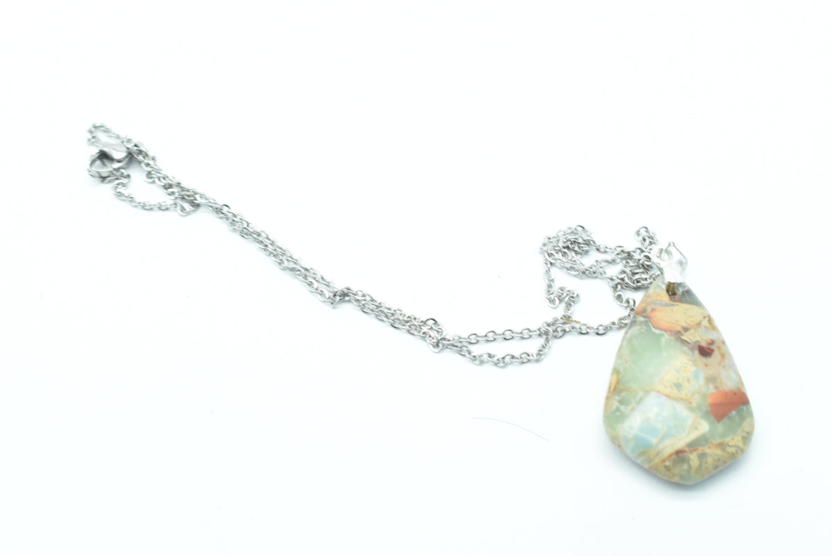 Water / Earth Jasper Pendant