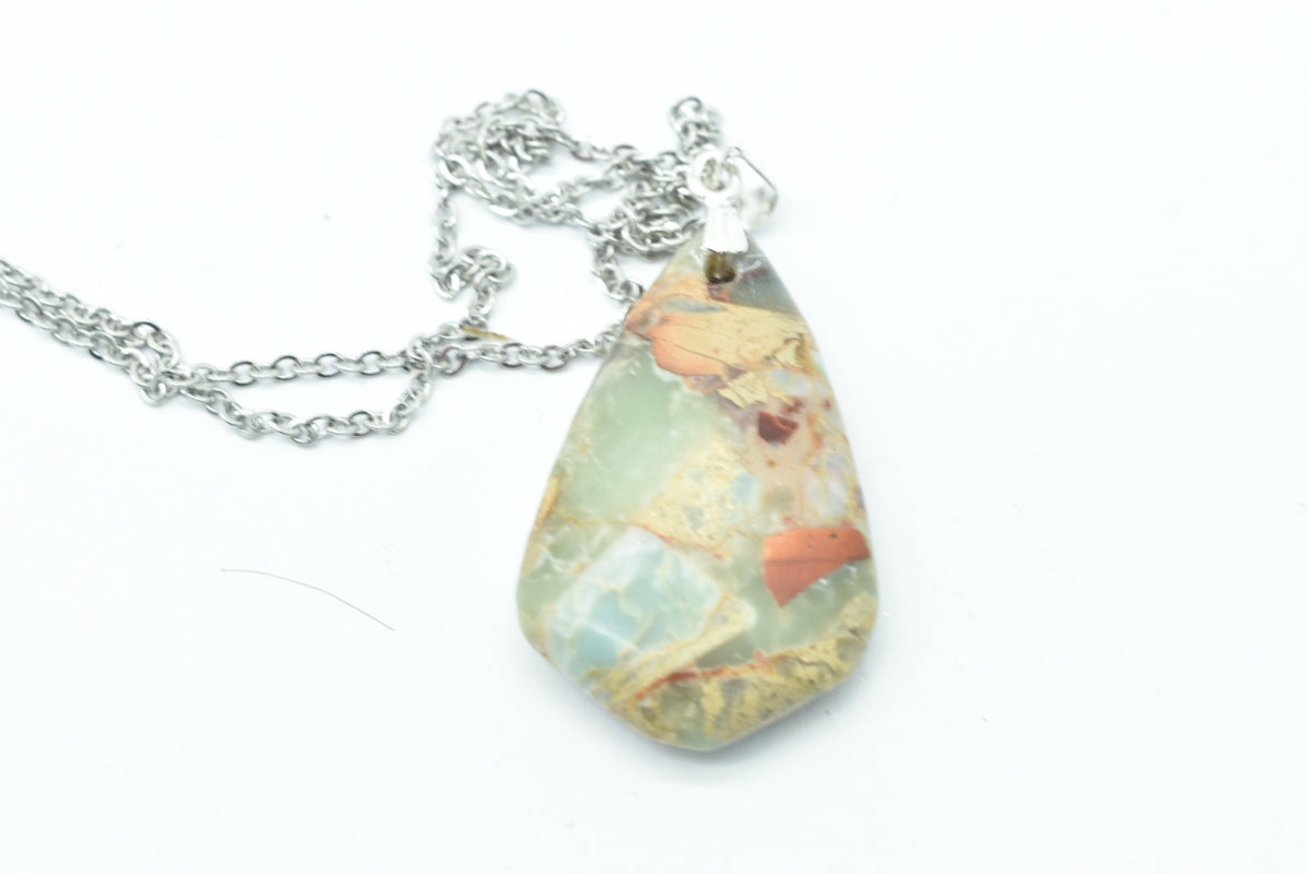 Water / Earth Jasper Pendant
