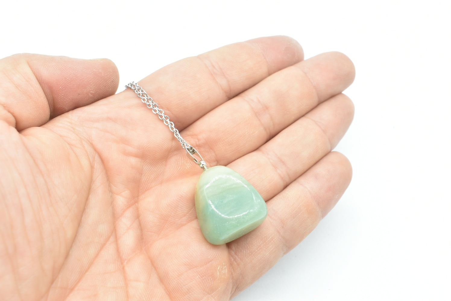 Tumbled Amazonite Pendant