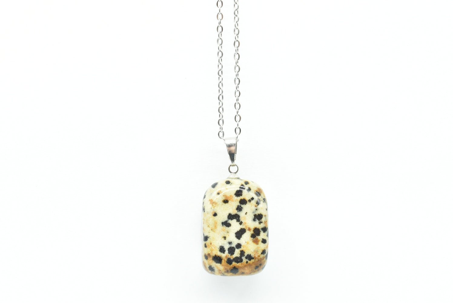 Tumbled Dalmatian Jasper Pendant