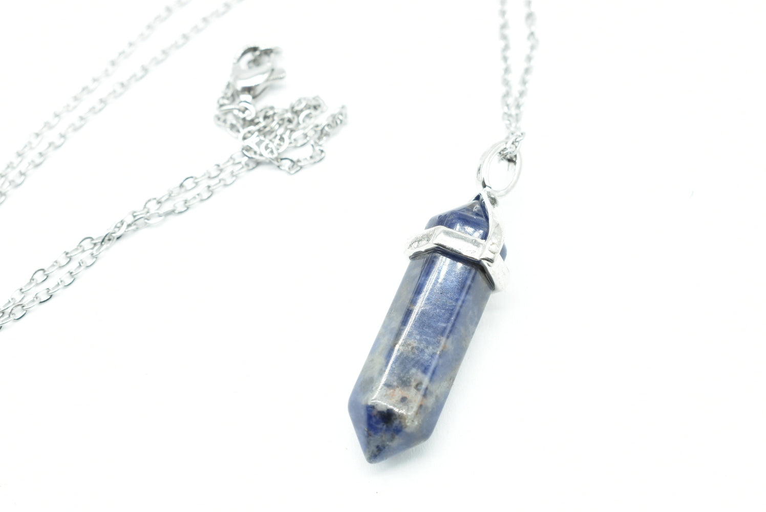 Ciondolo Punta Biterminata di Sodalite