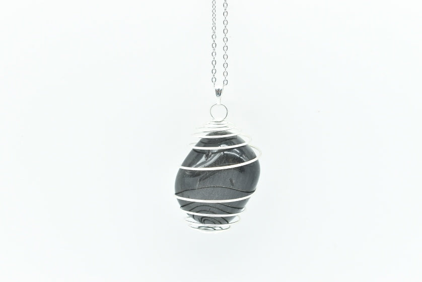 Obsidian Stone Pendant