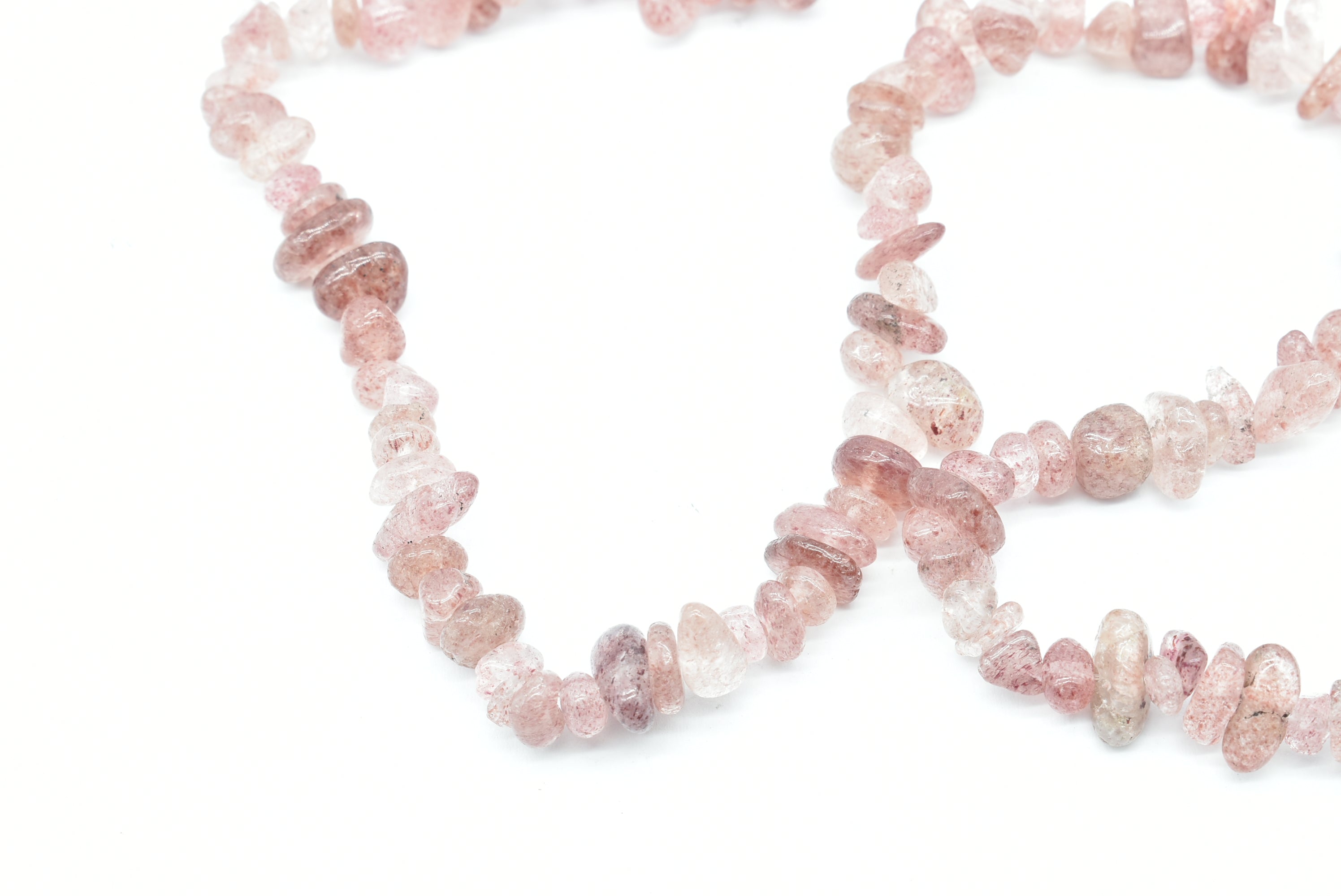 Cherry Quartz stones necklace