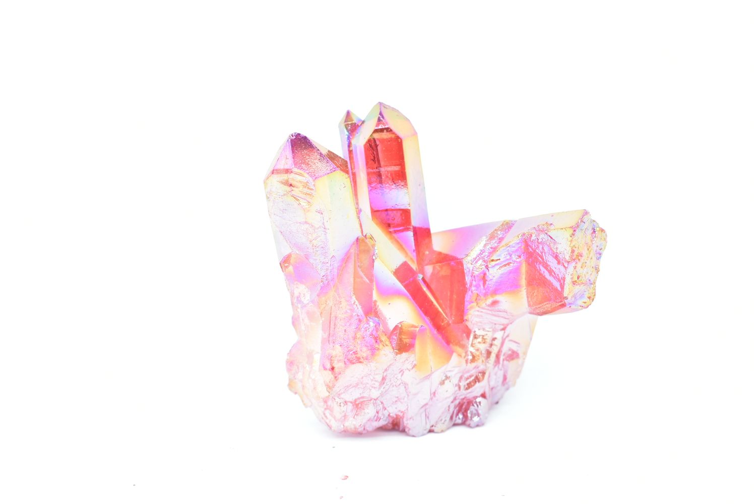 Rose Aura Quartz Druze