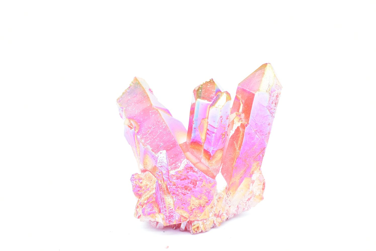 Rose Aura Quartz Druze