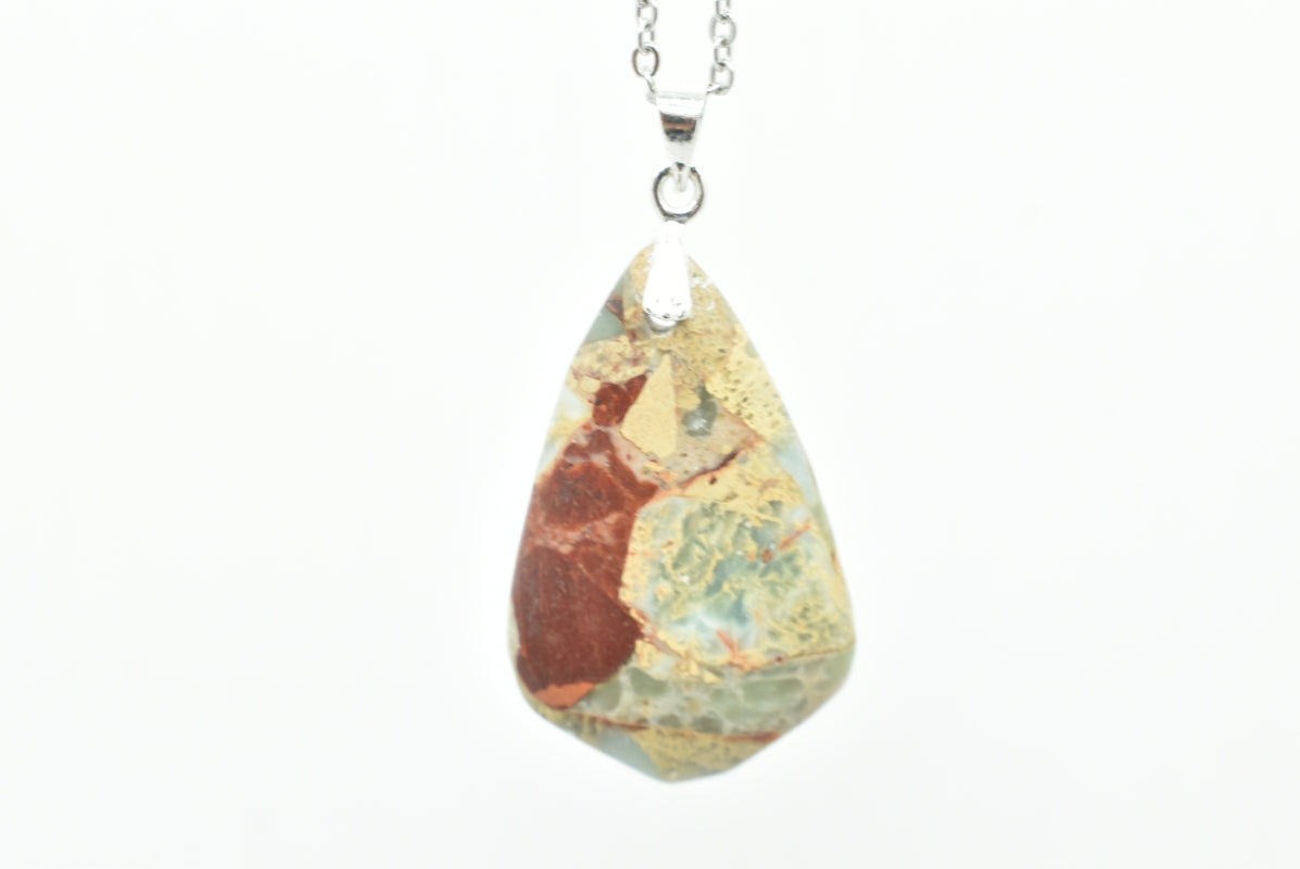 Water / Earth Jasper Pendant
