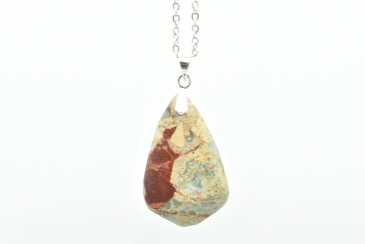Water / Earth Jasper Pendant