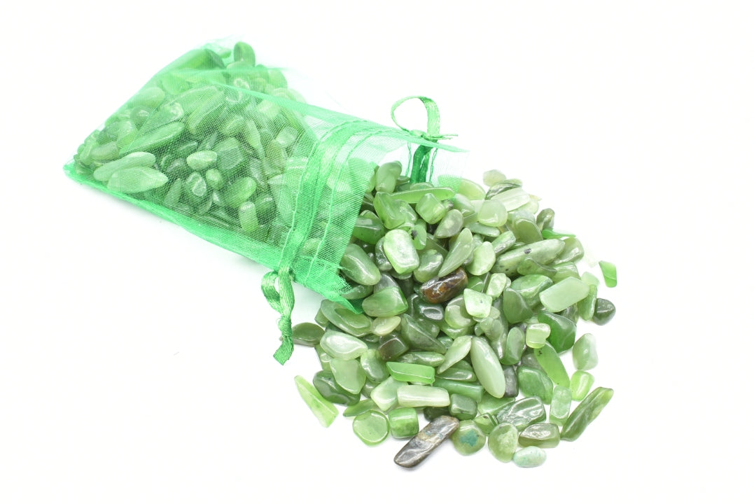 Nephrite Jade Chips - 50 Grams