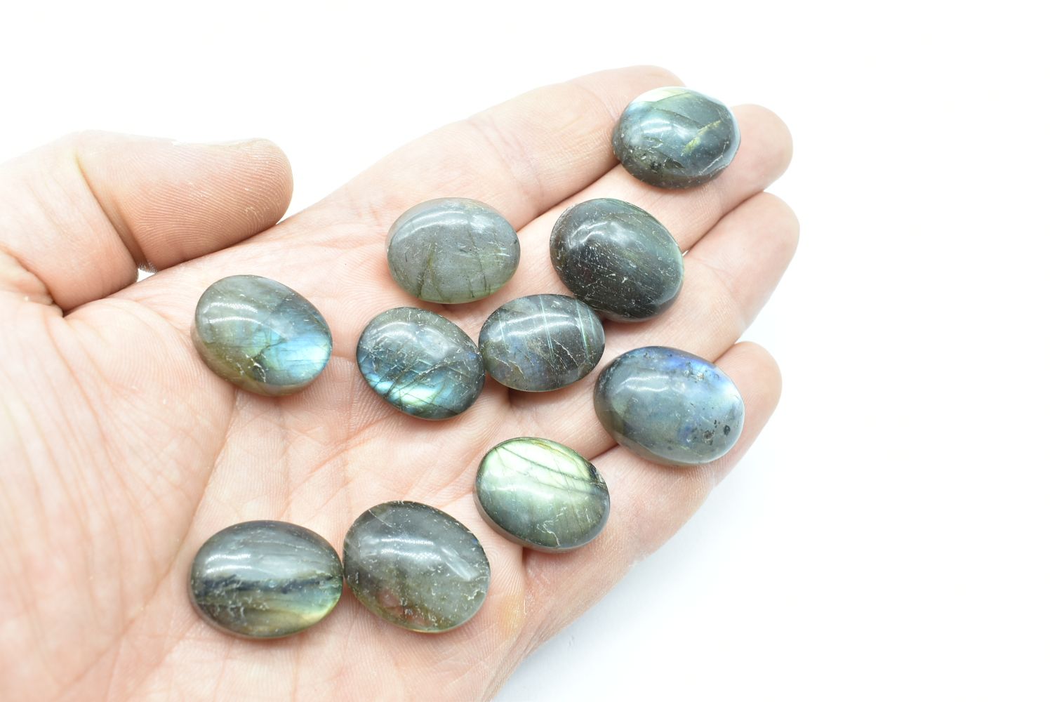 Cabochon di Labradorite Ovale - 17 mm