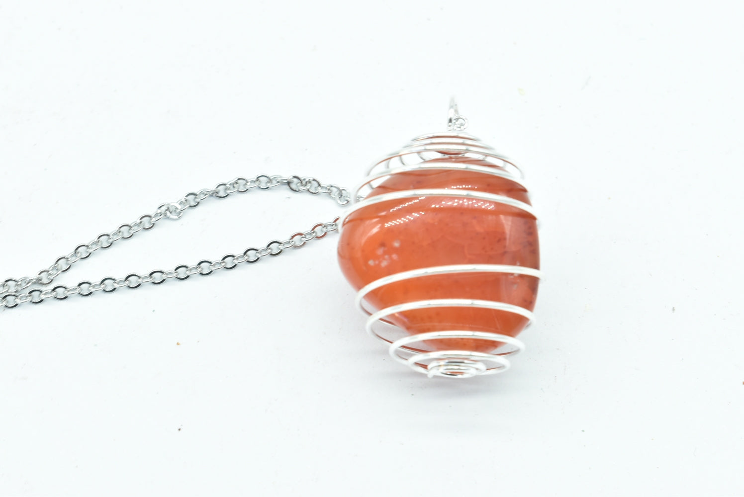 Carnelian stone pendant