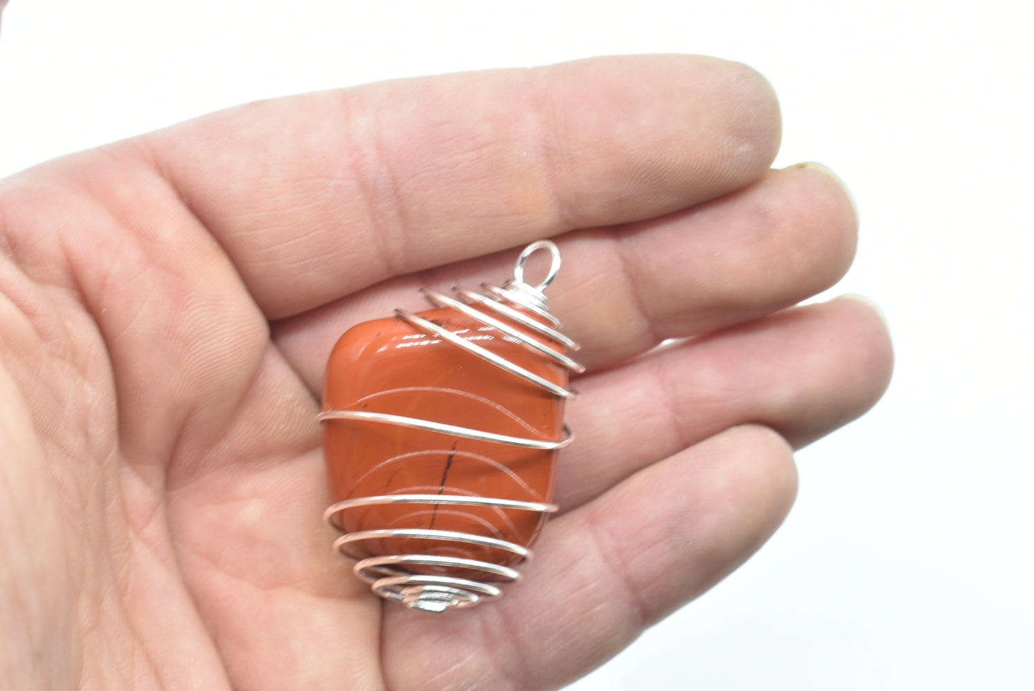 Red Jasper stone pendant