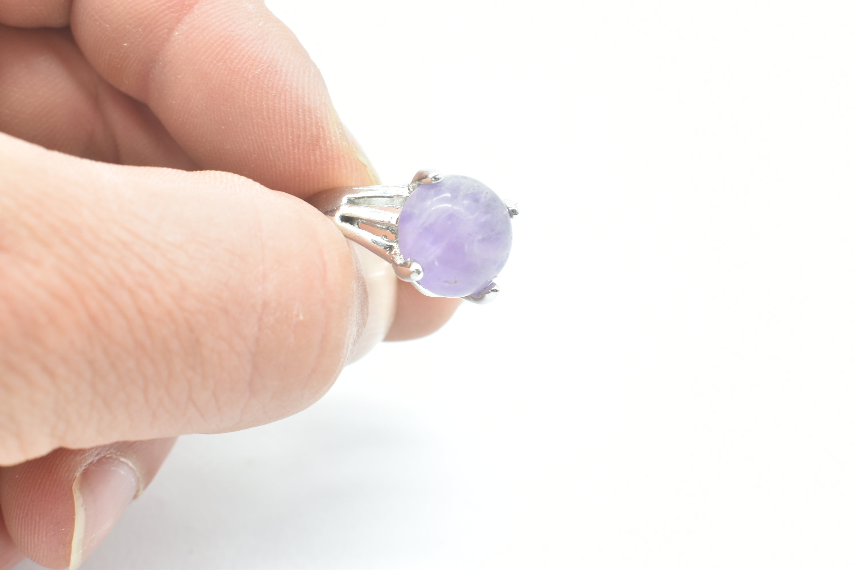 Ring with Amethyst Stone