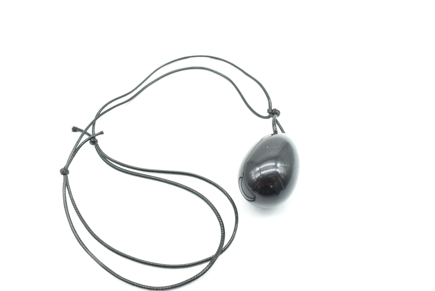 Obsidian Egg Pendant