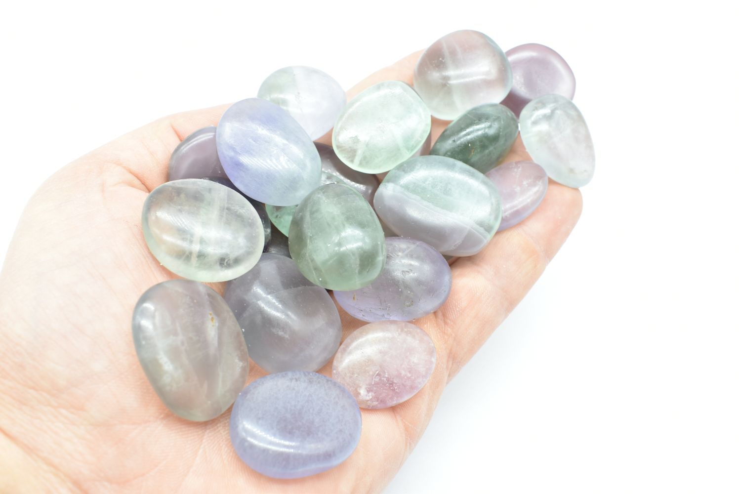 Tumbled Fluorite