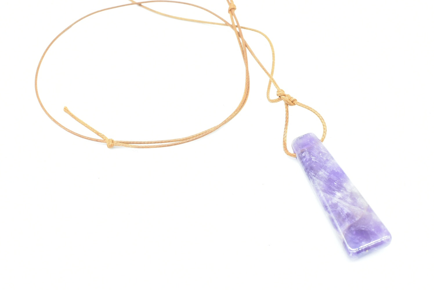 Trapezoidal Amethyst Pendant