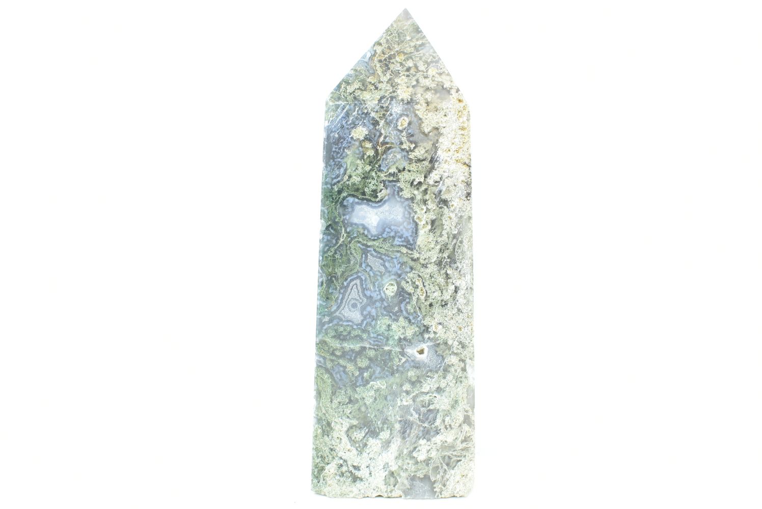 Obelisco di Agata Muschiata 9.8 cm