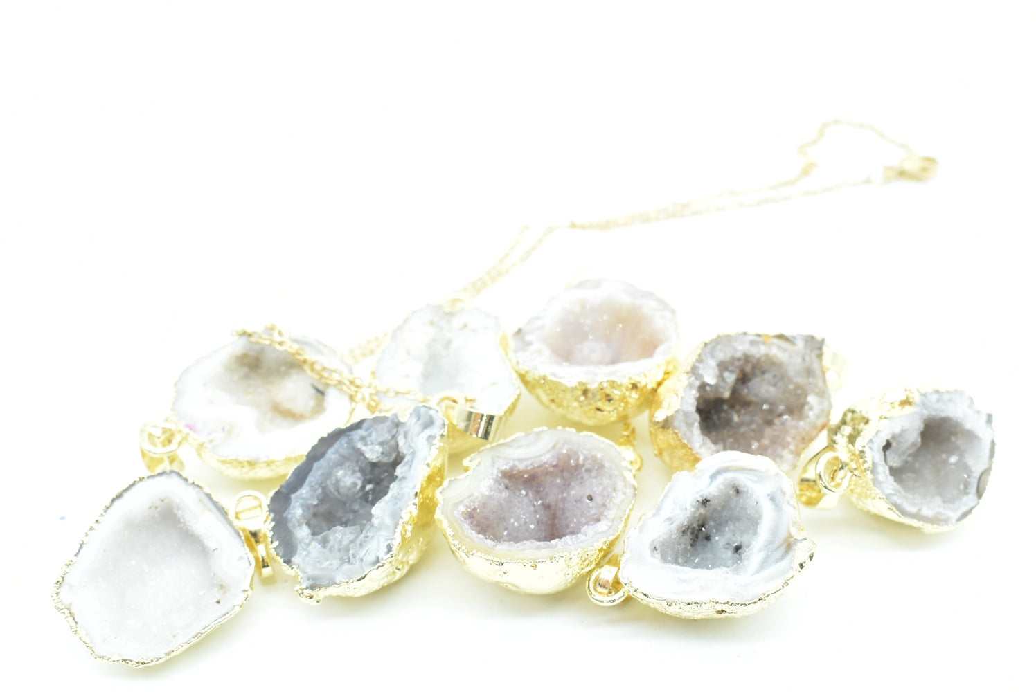 Geode pendant of Agate