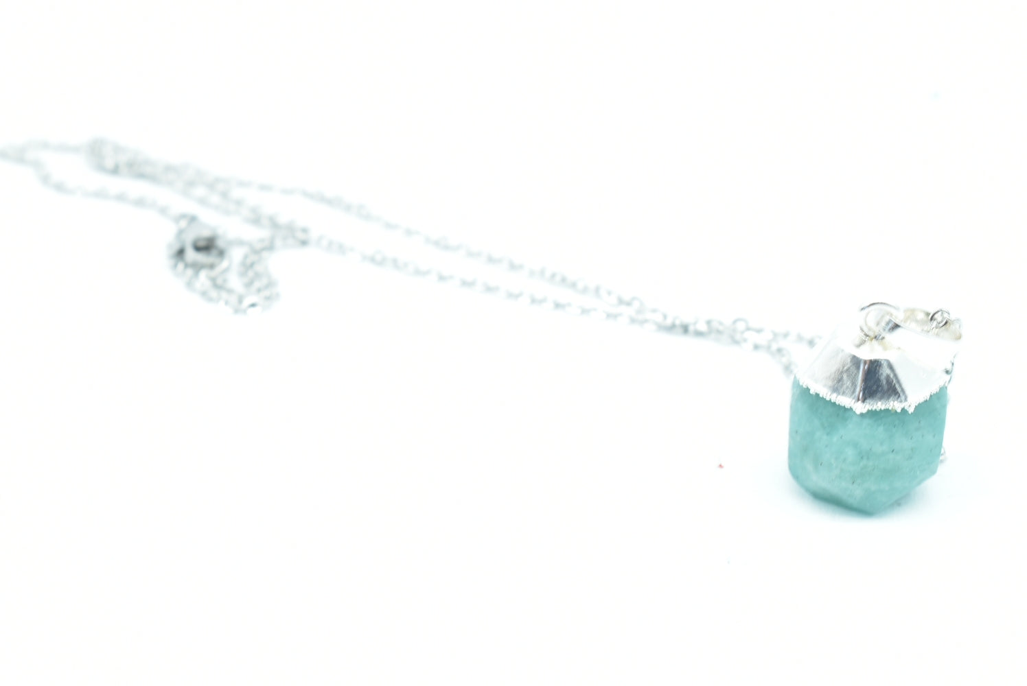 Amazonite nugget pendant