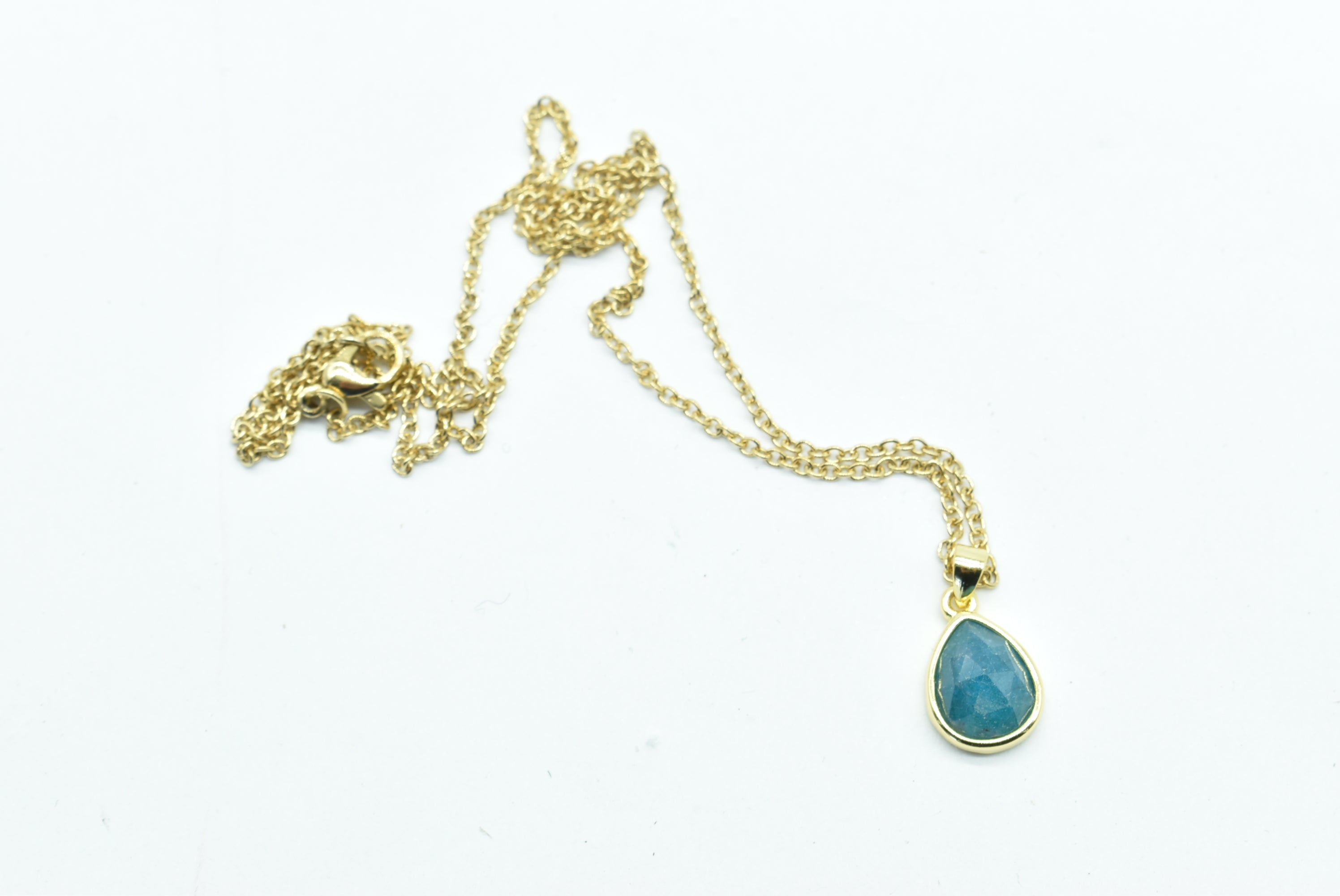 Drop of Apatite pendant