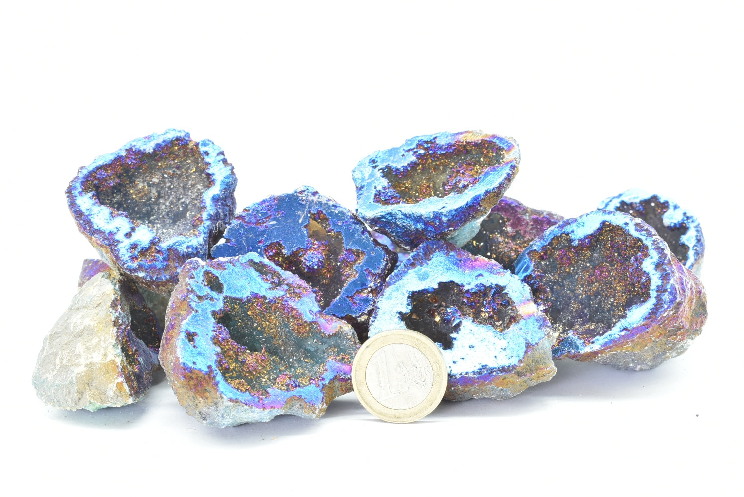 Rainbow Quartz Geode