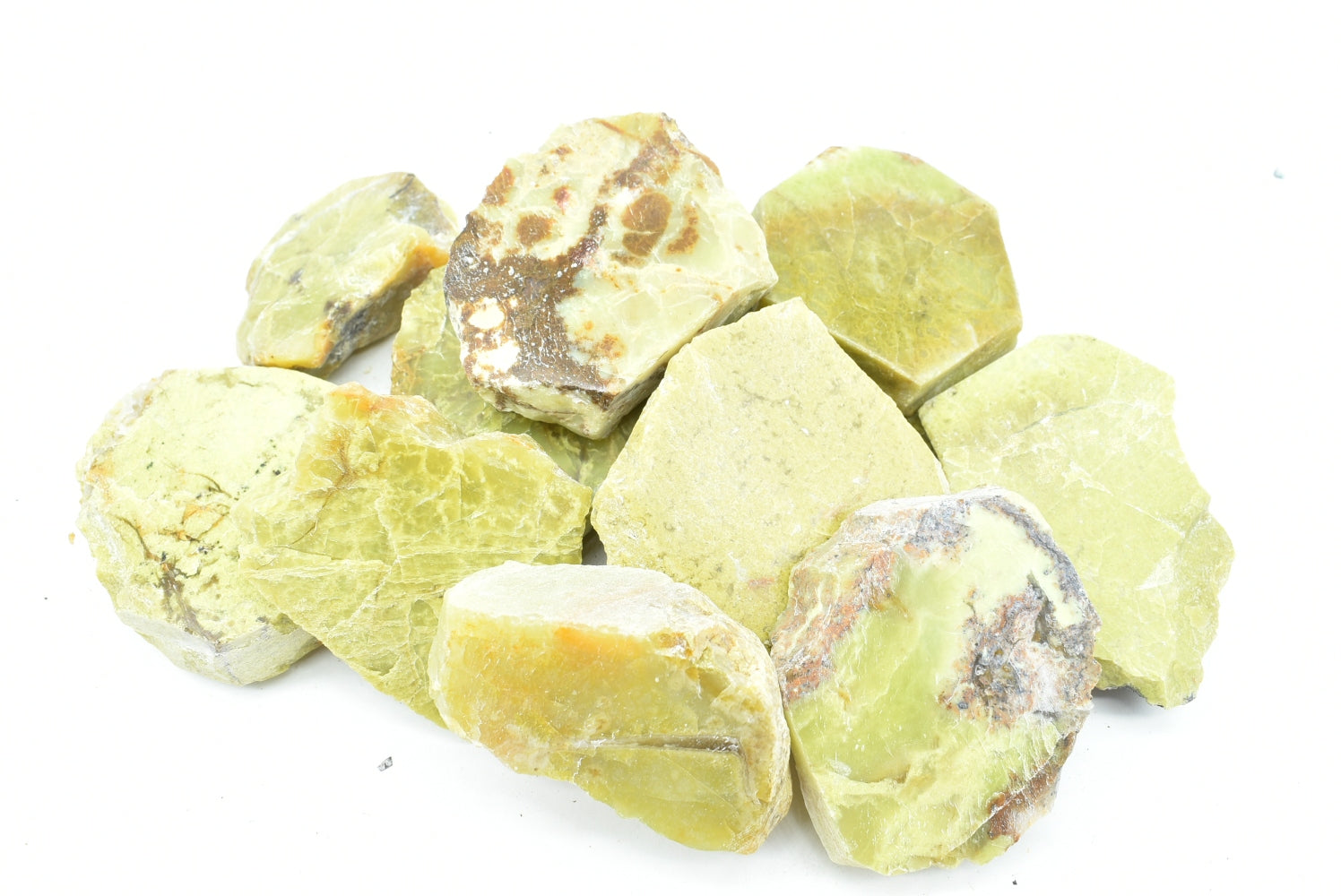 Green opal slice 4-5 cm
