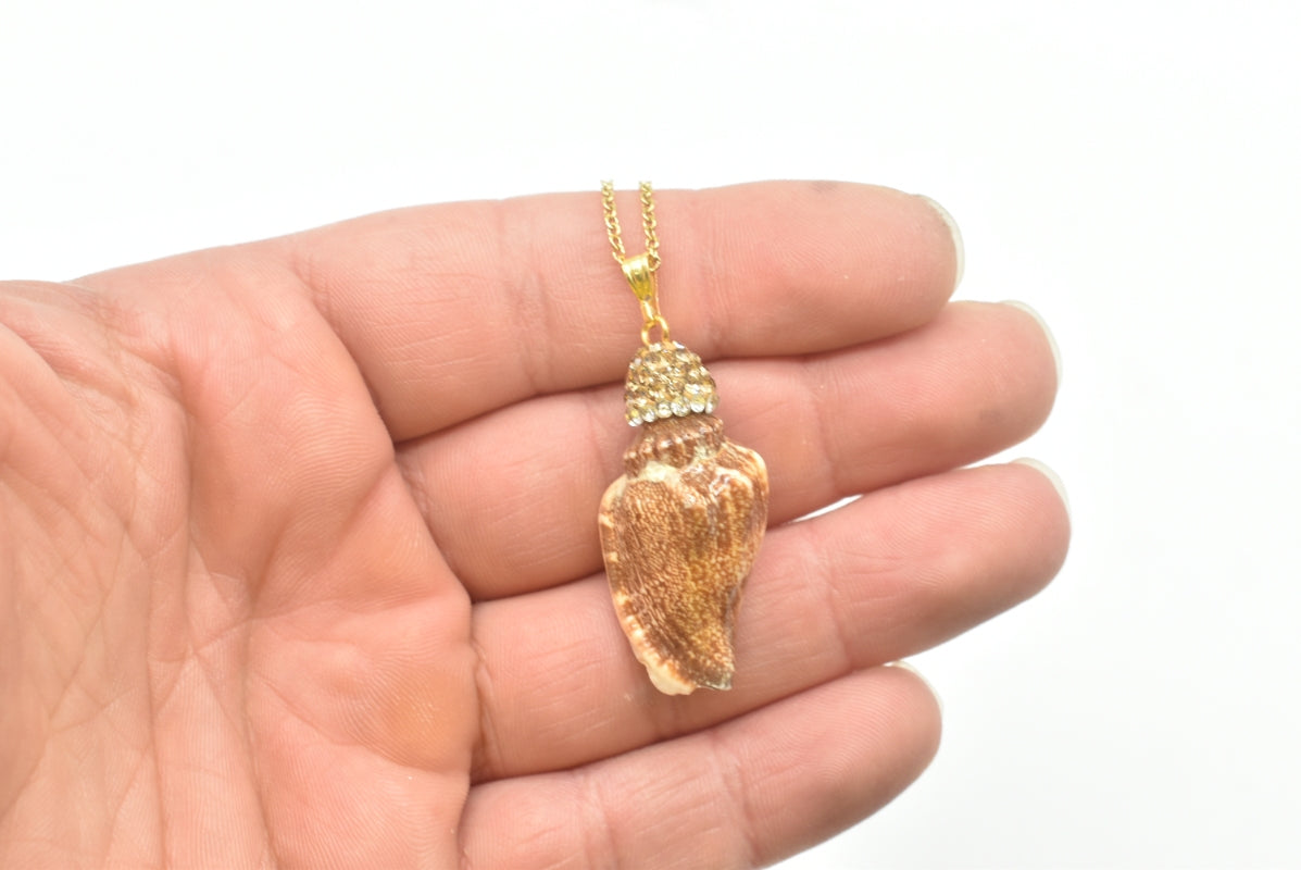 Spiral Sea Shell Pendant