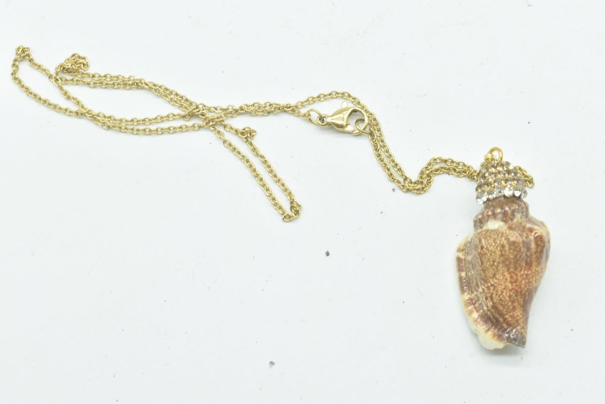 Spiral Sea Shell Pendant
