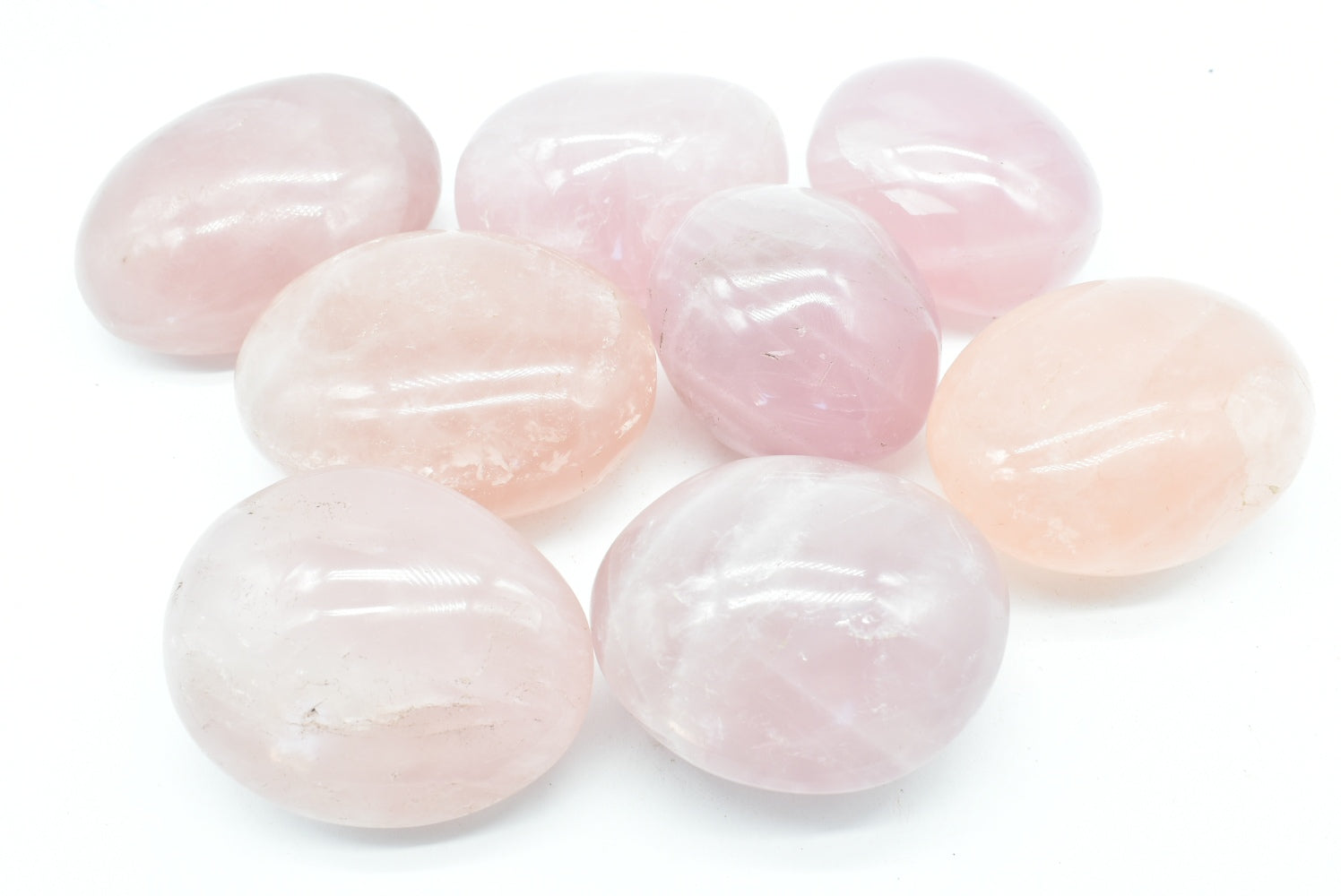 Rose Quartz Palm Stone