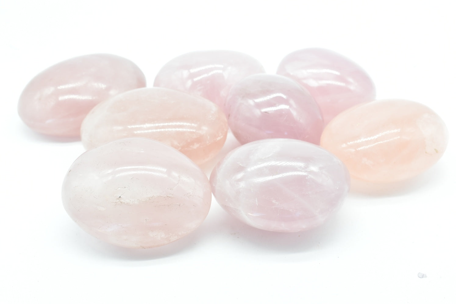 Rose Quartz Palm Stone