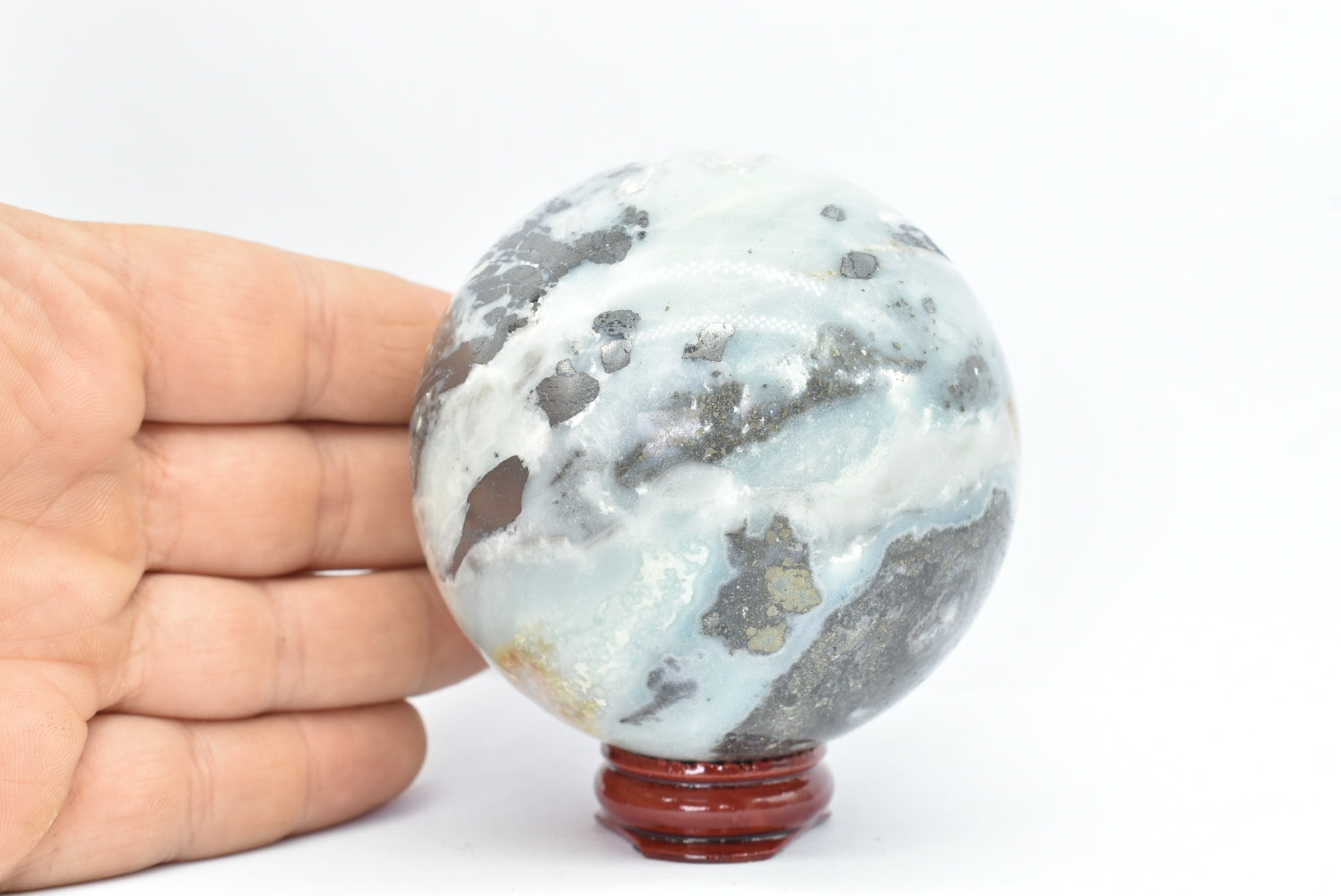 Amazonite sphere 7.3 cm