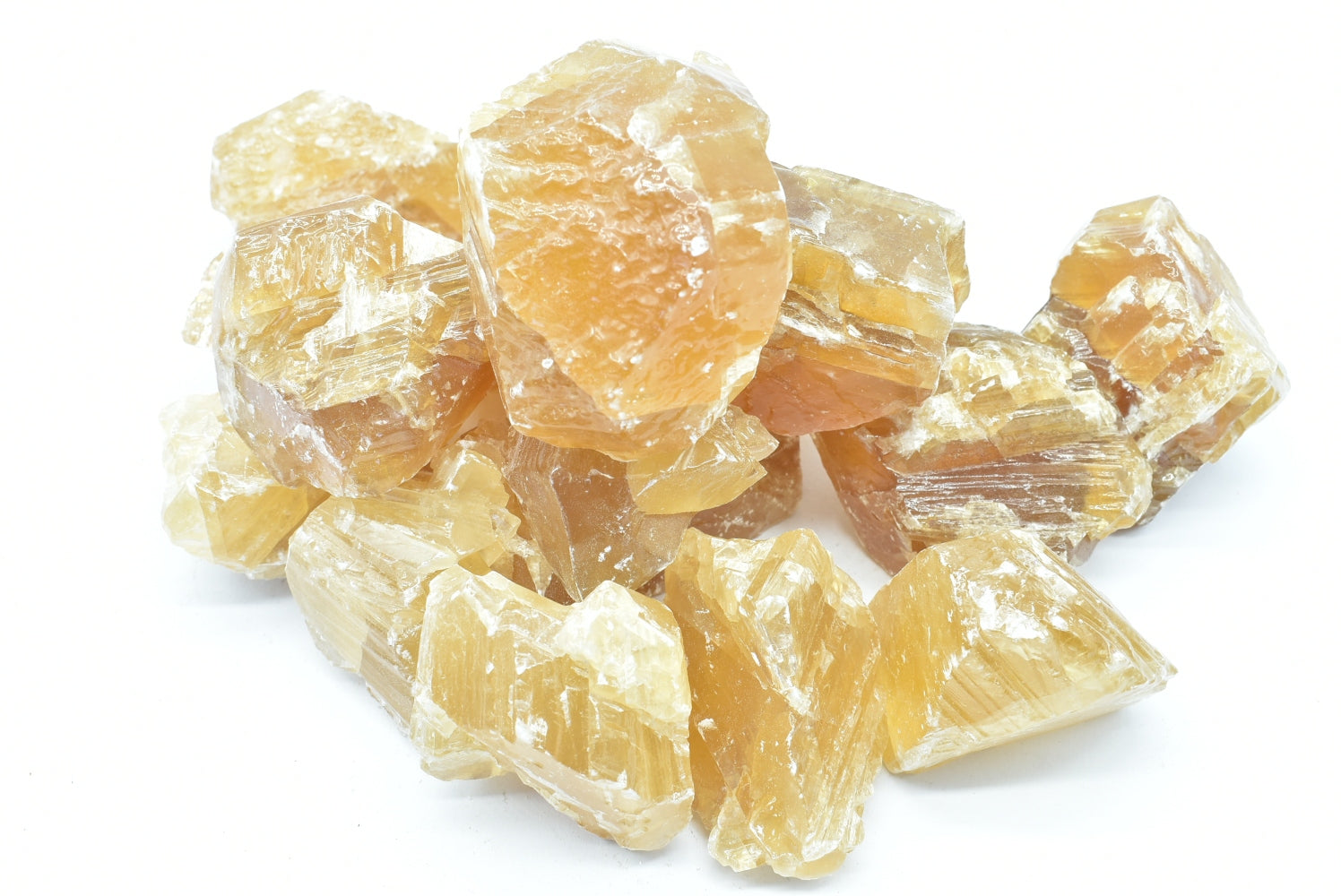 Calcite Honey (Acidified) 3.5-4 cm