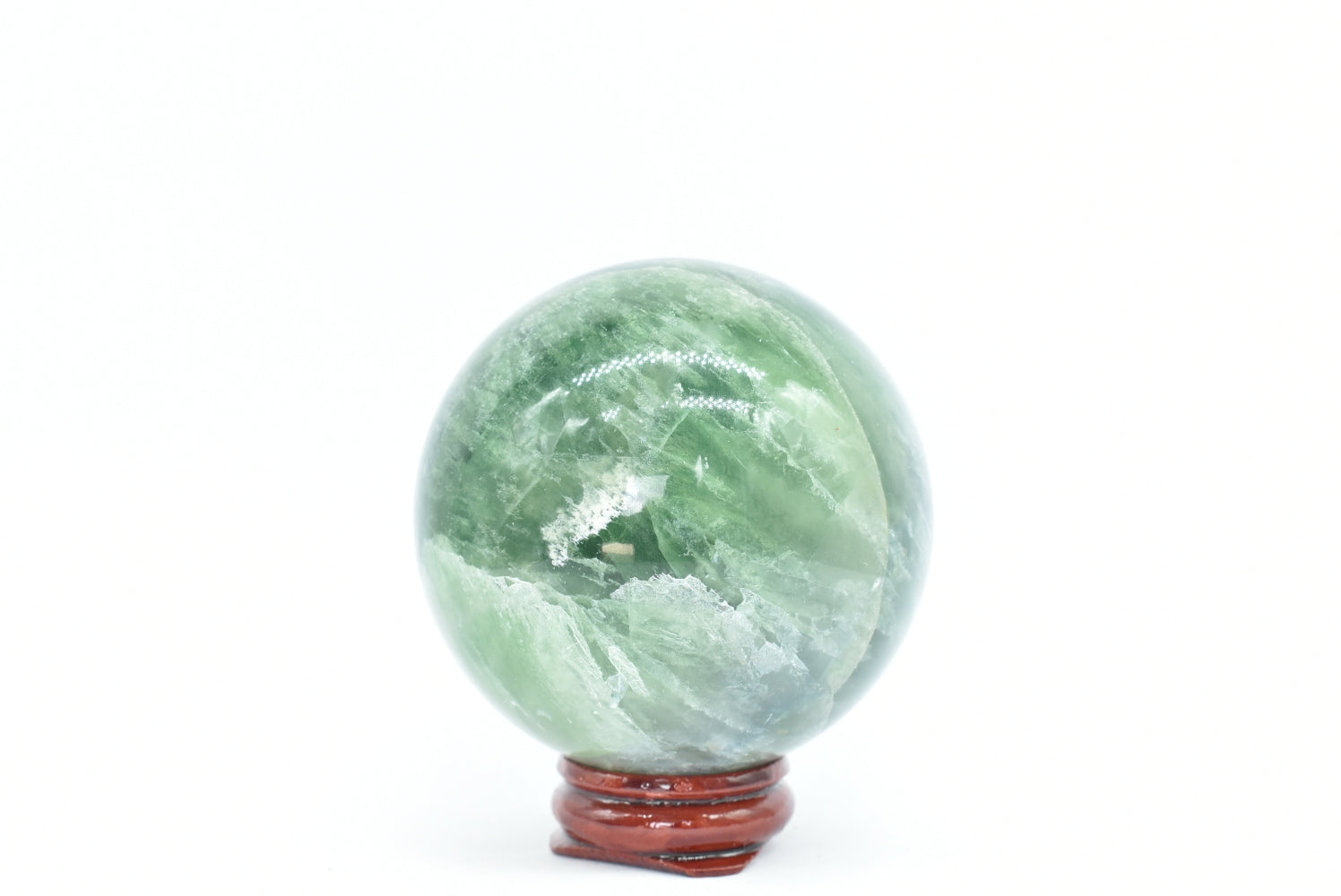 Green Fluorite sphere 6.3 cm