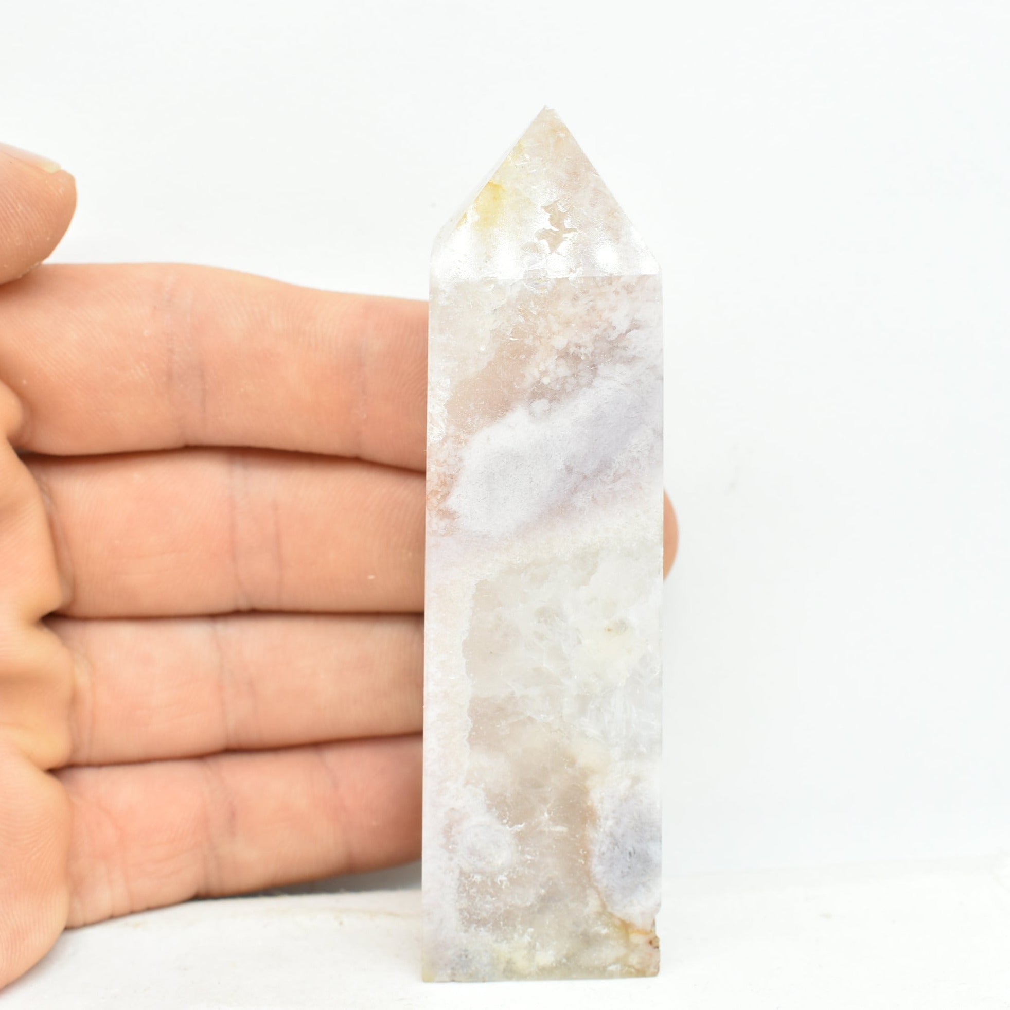 Sakura Agate Obelisk 8.7 cm