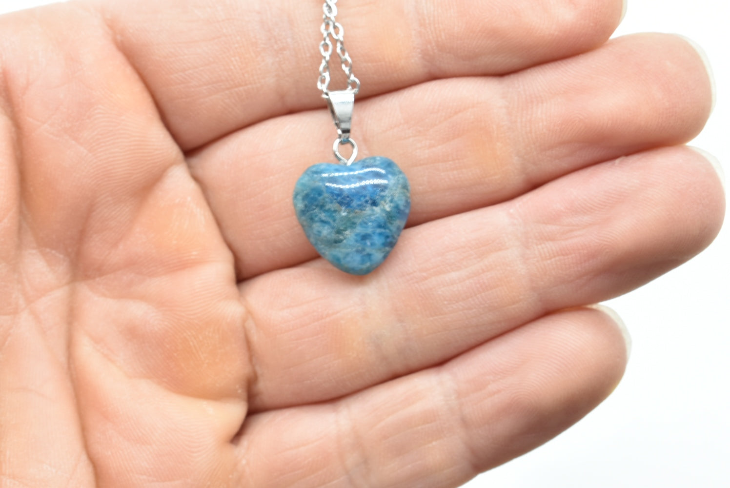 Heart of Apatite Pendant