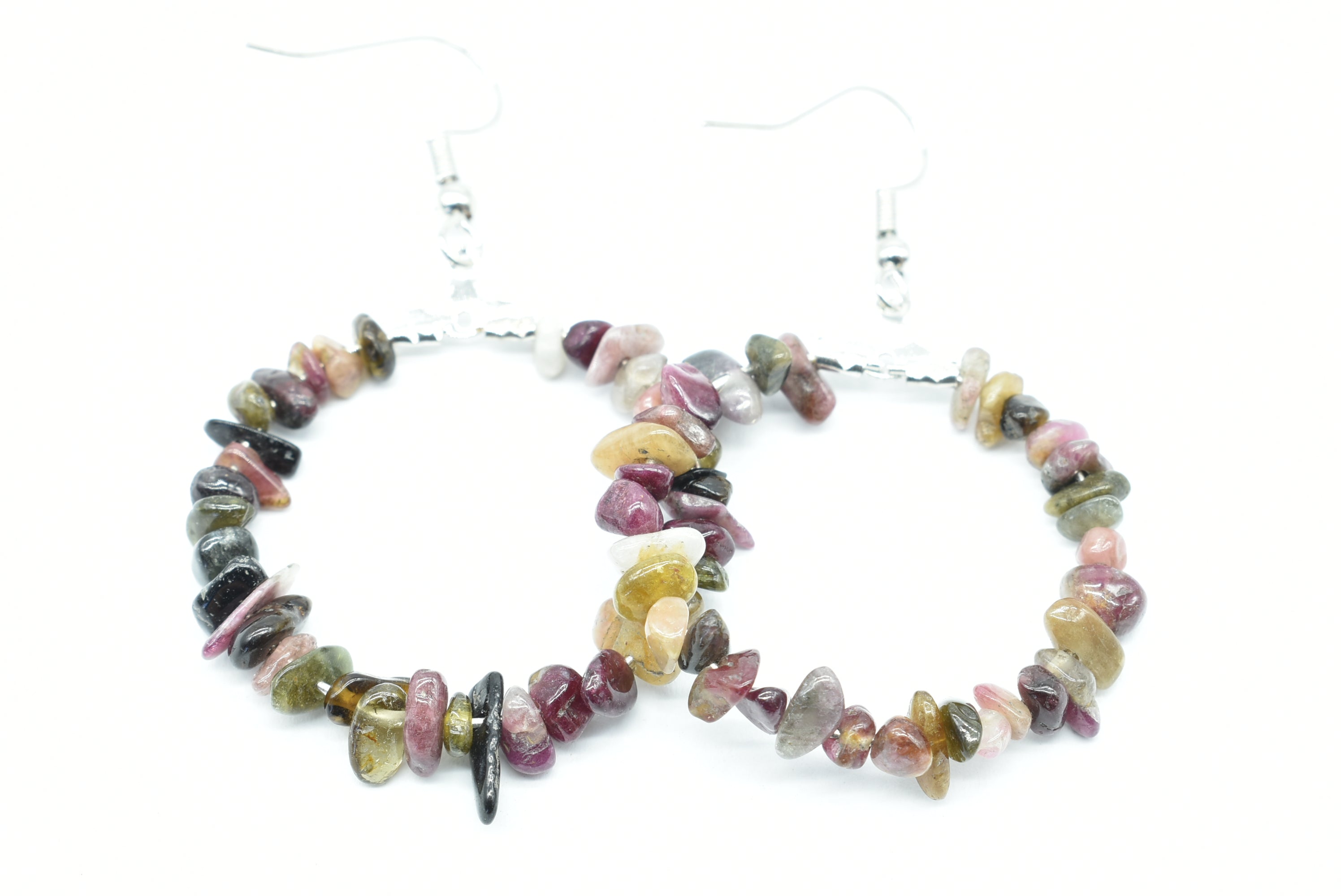 Tourmaline stones earrings