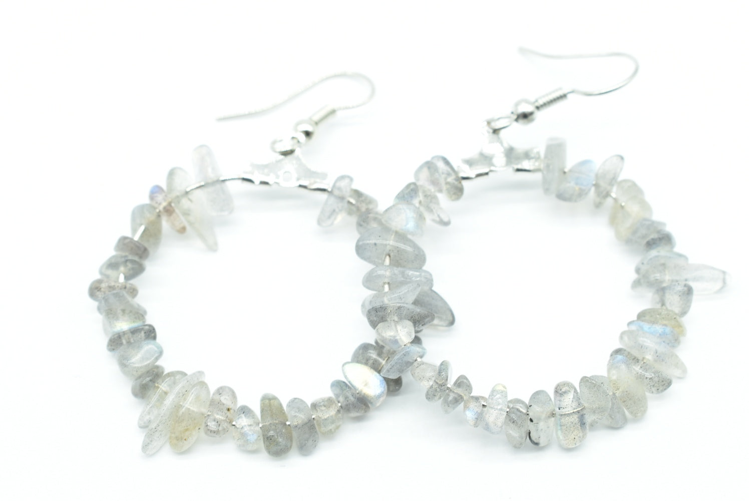 Labradorite stones earrings
