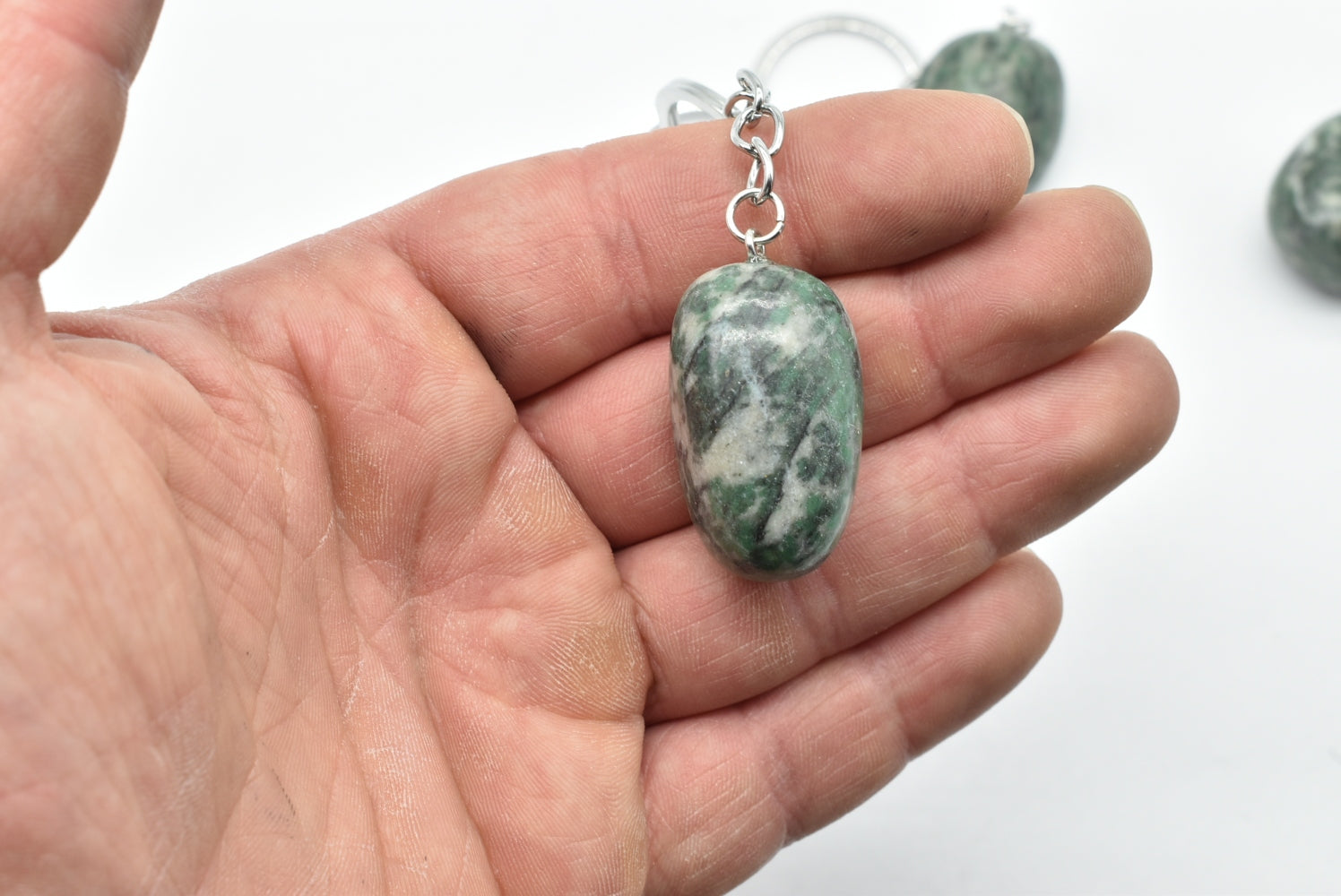 Jade keychain