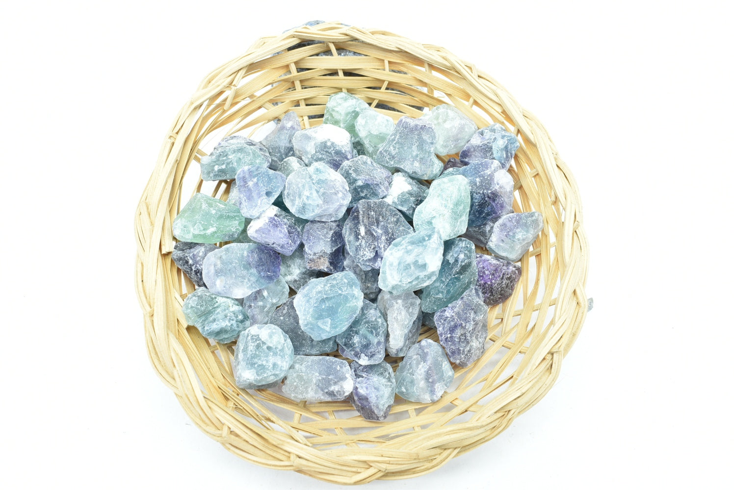 Raw Fluorite Stone 15-22 mm Perforated - 1 Piece