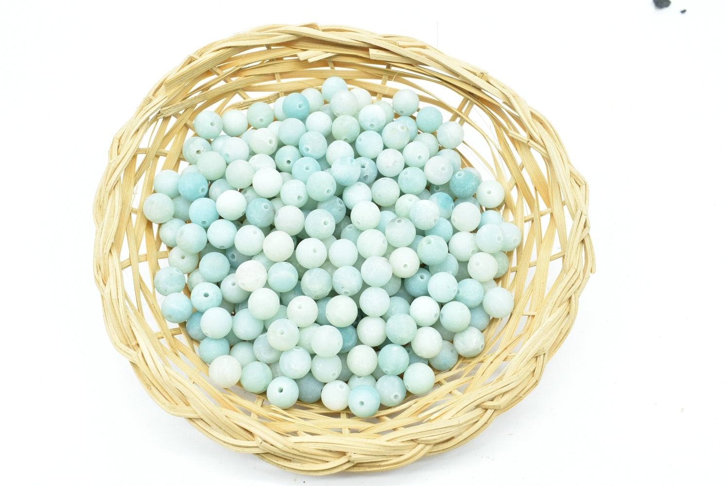 Amazonite Beads 8 mm Perforated - 5 Beads