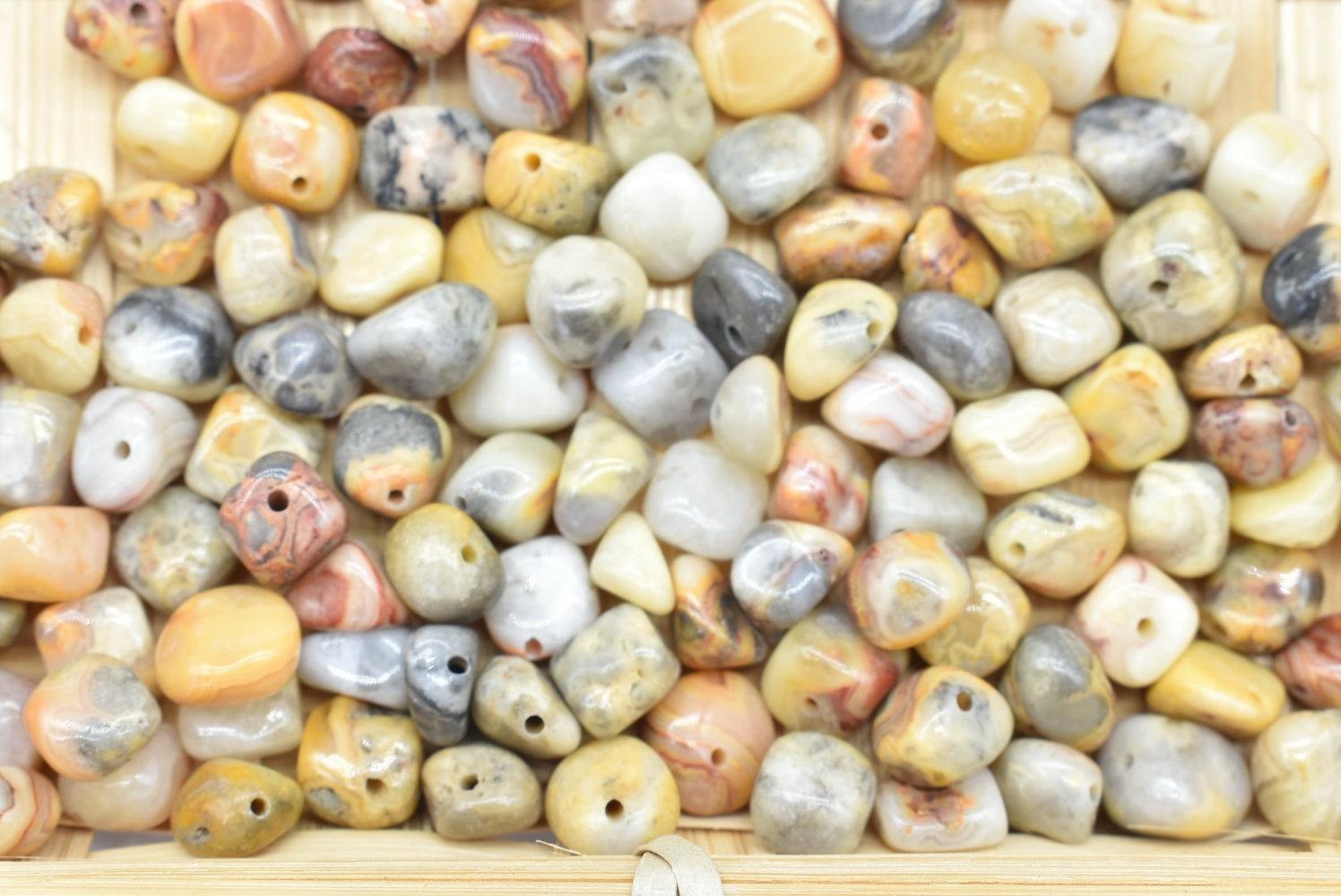 Agate Beads 5-7 mm Perforated - 5 Pieces