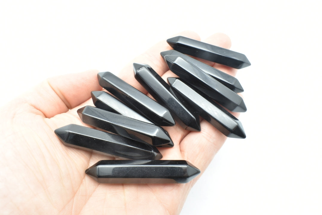 Biterminated Obsidian Tip 5 Cm