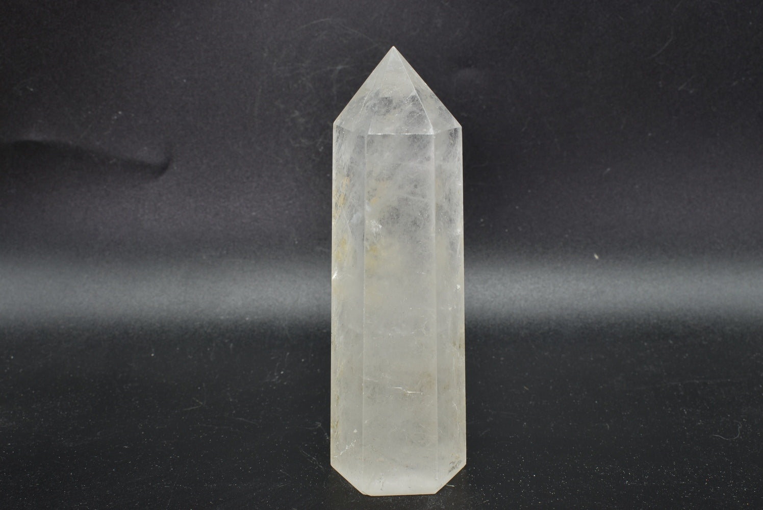 Polished Rock Crystal Tip - Hyaline Quartz 12.5 cm