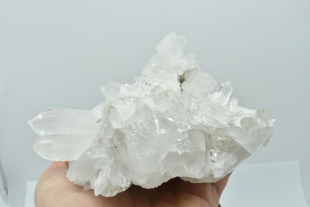 Druse of Hyaline Quartz - Rock Crystal
