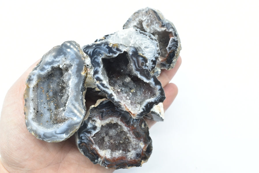 Geode di Agata Nero 4-6 Cm