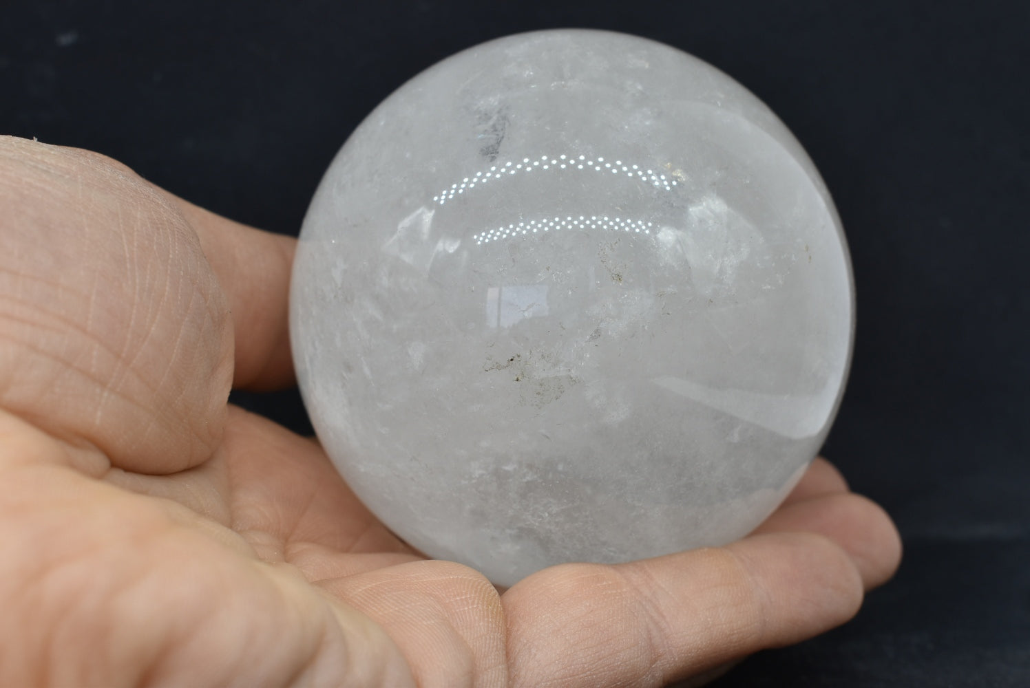 Hyaline Quartz Sphere 7.1 cm Rock Crystal