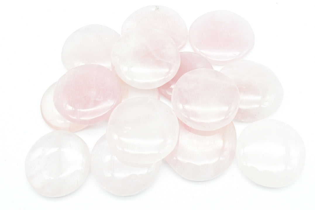 Tumbled Rose Quartz Plate