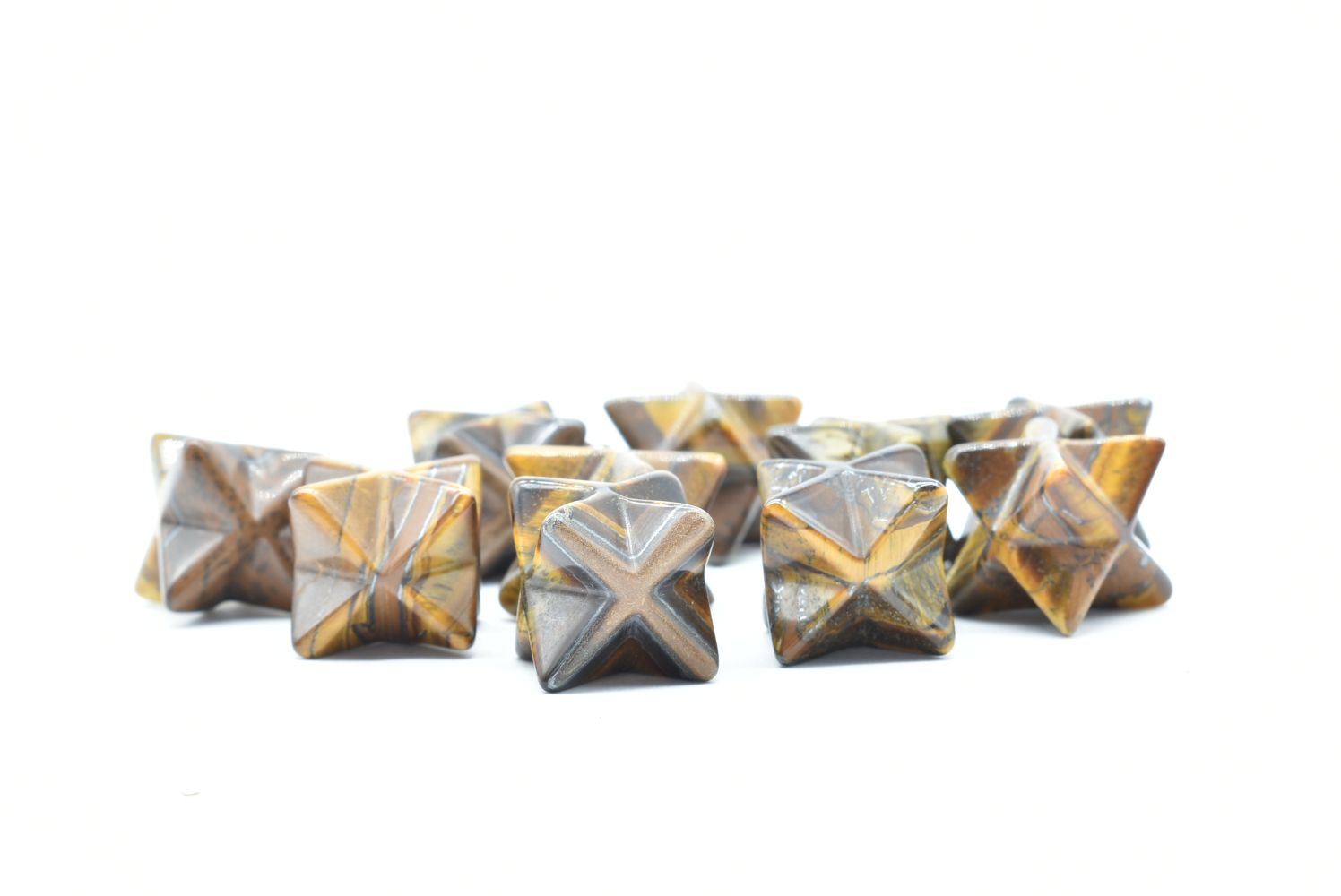 Tiger's Eye Merkaba Star