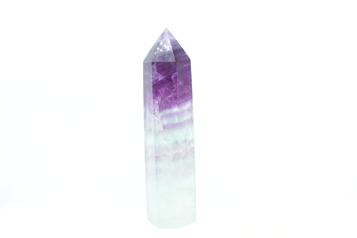 Tip of Rainbow Fluorite 10.6 cm