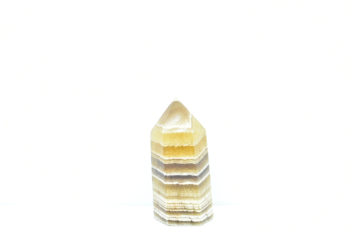 Tip of Yellow Fluorite 7.5 cm